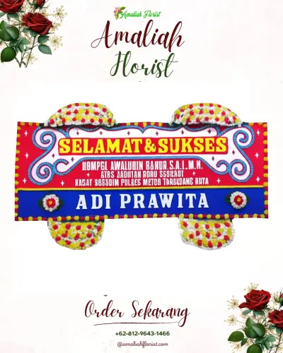 Karangan Bunga Ucapan Selamat angsana